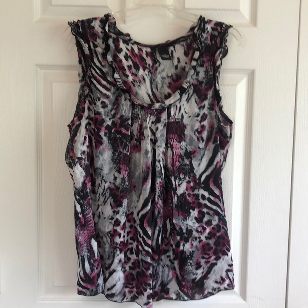 Ladies New Directions Printed Blouse XL